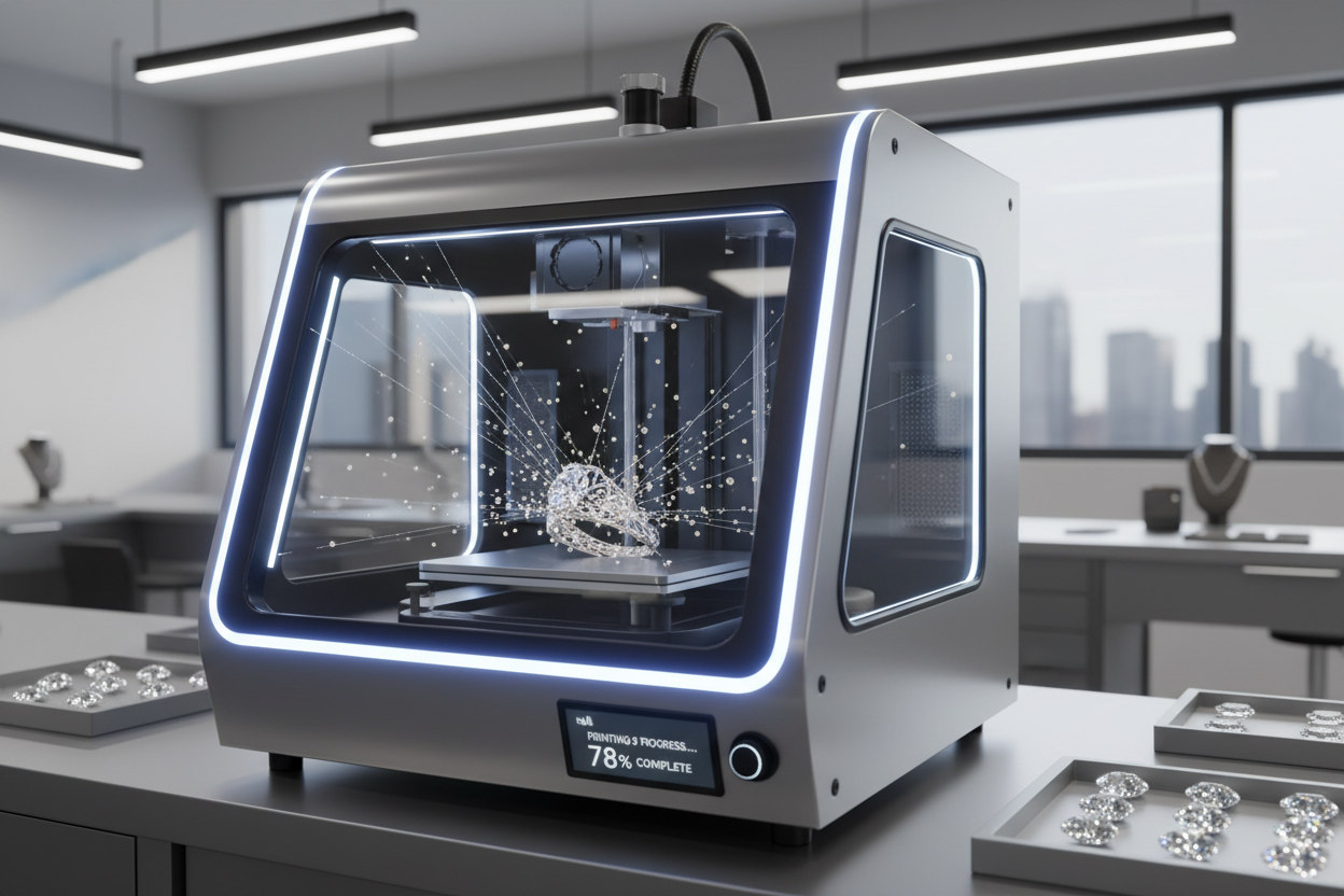 מדפסות תלת מימד לייצור תכשיטים - הדור הבא לתכשיטים