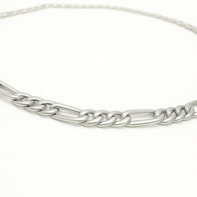 שרשרת גורמט פיגארו מזהב צהוב 14 קראט בעיצוב יוקרתי ומודרני