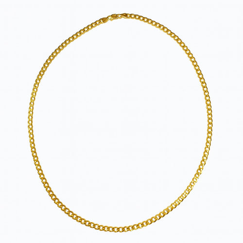 שרשרת זהב צהוב 14K בעיצוב קלאסי יוקרתי לגבר עם ברק מרשים