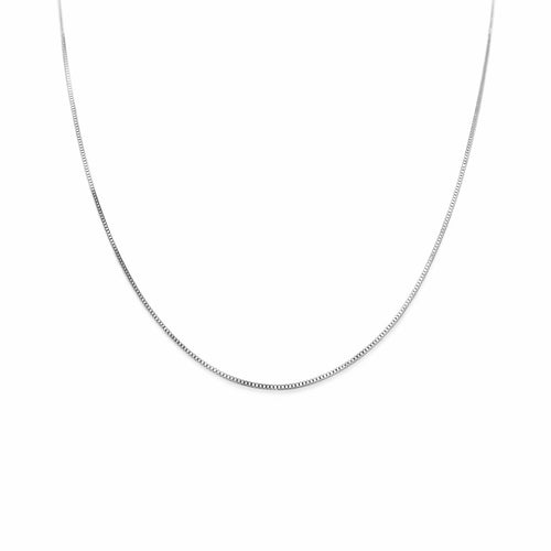 שרשרת ונציה מזהב צהוב או לבן בעיצוב חוליות בוקס מדויקות