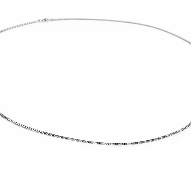 שרשרת ונציה מזהב צהוב או לבן בעיצוב חוליות בוקס מדויקות