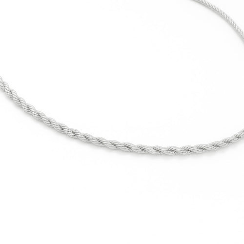 שרשרת חבל מזהב 14 קראט בעיצוב אלגנטי לגבר במראה עדכני