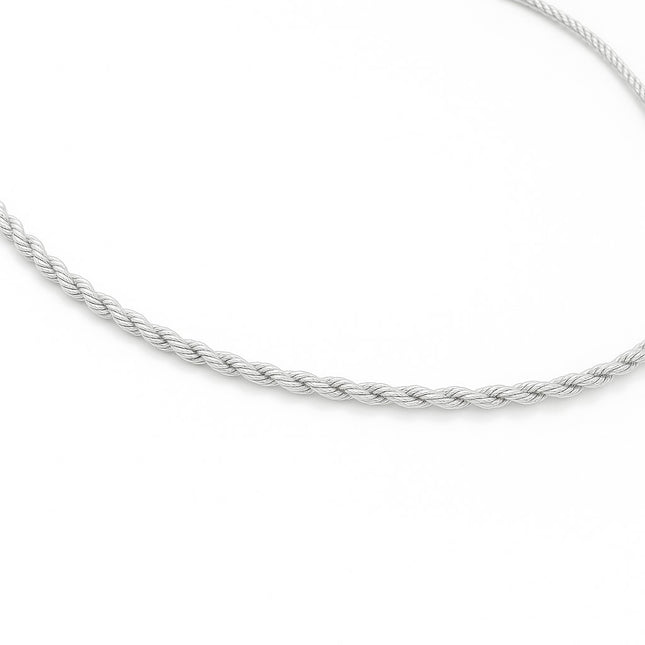 שרשרת חבל מזהב 14 קראט בעיצוב אלגנטי לגבר במראה עדכני