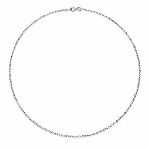 שרשרת אנקר מזהב לבן וצהוב בעיצוב קלאסי עם חוליות