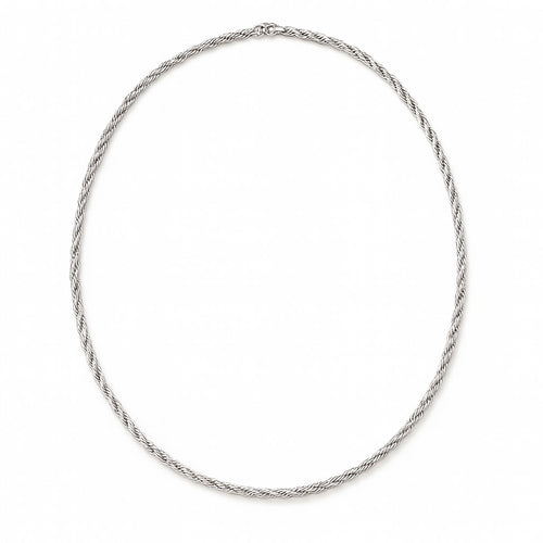 שרשרת חבל מזהב 14 קראט בעיצוב אלגנטי לגבר במראה עדכני