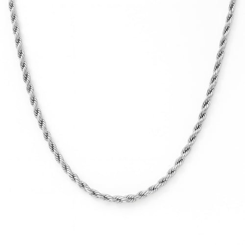 שרשרת חבל מזהב 14 קראט בעיצוב אלגנטי לגבר במראה עדכני