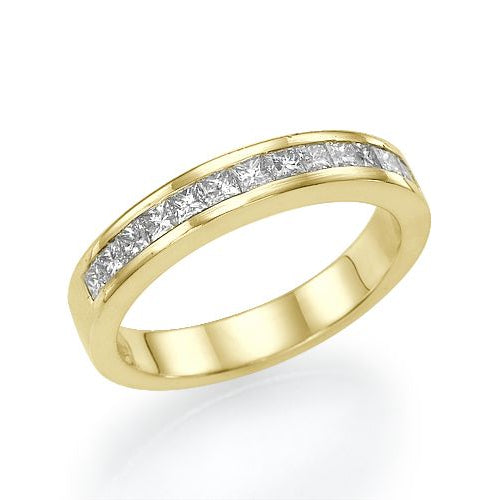 טבעת יהלומים זהב צהוב "פאולה"