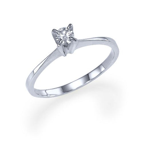 טבעת אירוסין זהב לבן "מלאני"