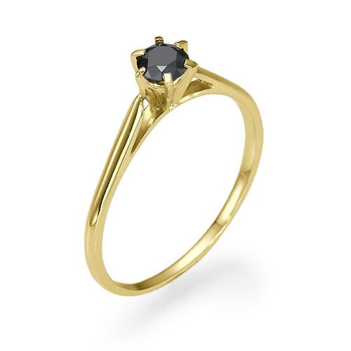 טבעת אירוסין זהב צהוב "סופיה"