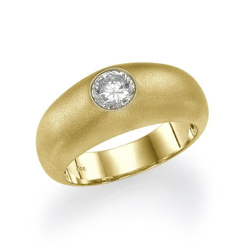 טבעת אירוסין זהב צהוב "אריקה"