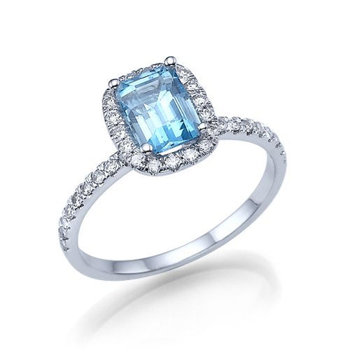 טבעת יהלומים זהב לבן