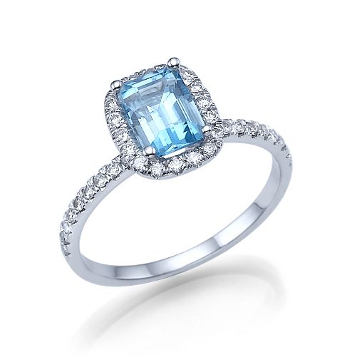 טבעת יהלומים זהב לבן