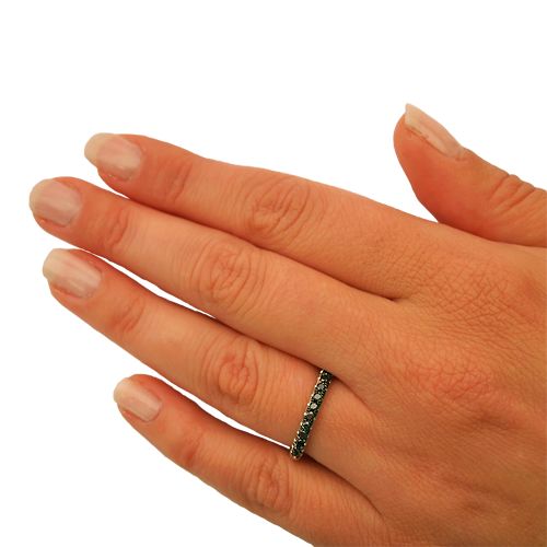 טבעת אירוסין זהב לבן "ניקי"