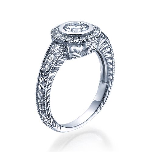 טבעת אירוסין וינטג' יוקרתית