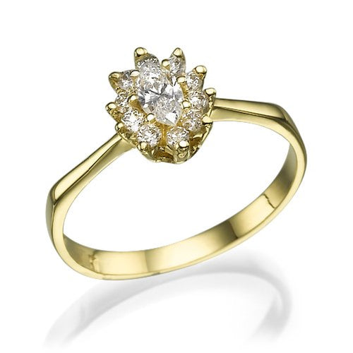 טבעת יהלומים