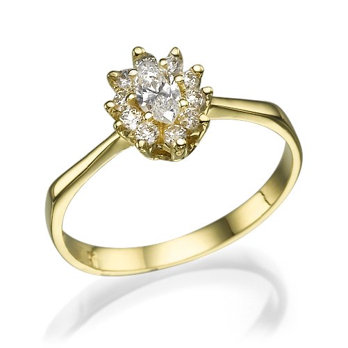 טבעת יהלומים