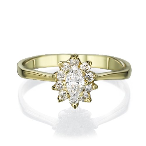 טבעת יהלומים