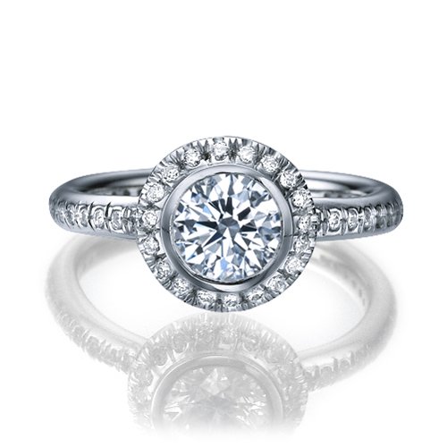 טבעת יהלומים זהב לבן "אלכסנדרה"