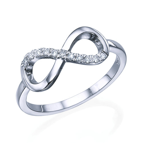 טבעת יהלומים "אינפיניטי"