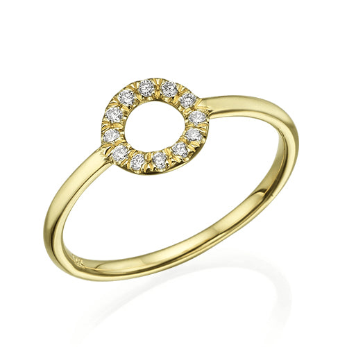 טבעת יהלומים "מעגל החיים"