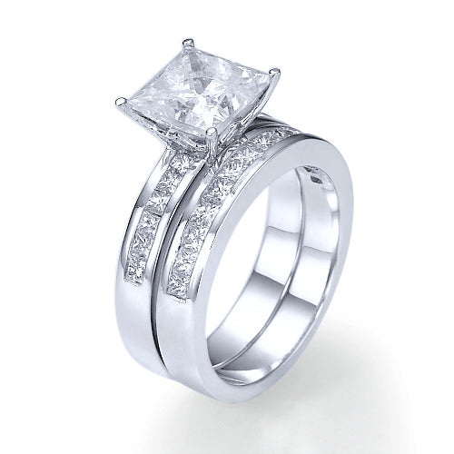 סט טבעות "קיסר" זהב לבן