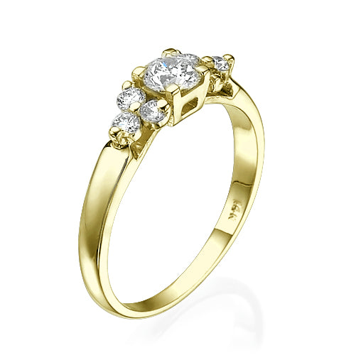 טבעת יהלומים "אן" מיוחדת