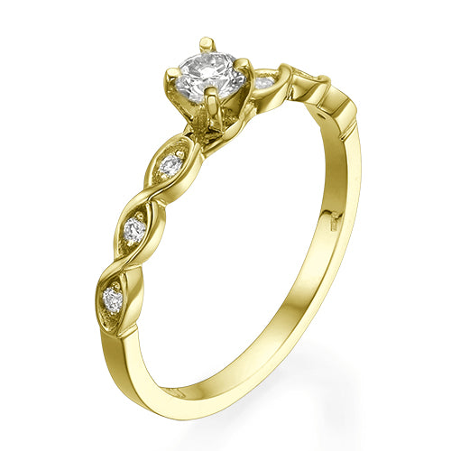 טבעת יהלום "סלסט"