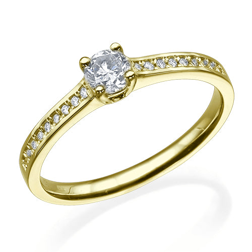 טבעת יהלומים "בלו"