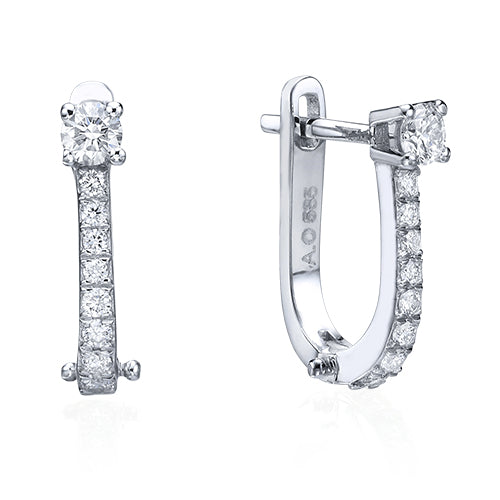 עגילי יהלום