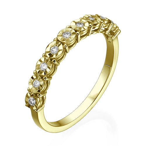 טבעת יהלומים