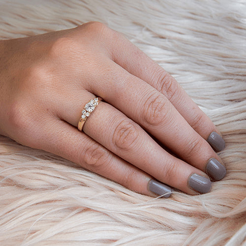 טבעת יהלומים "אן" מיוחדת