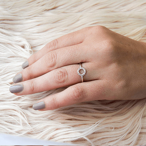 טבעת יהלומים "מעגל החיים"