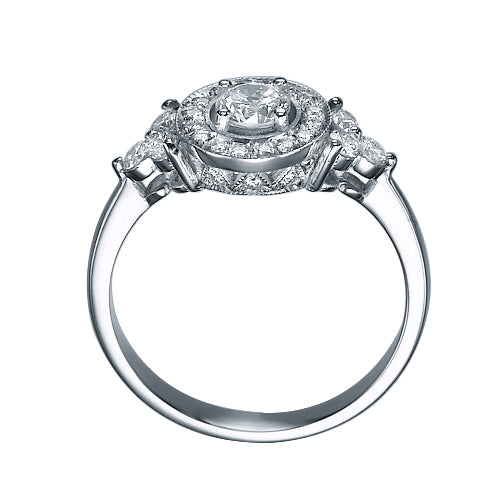 טבעת אירוסין בעיצוב וינטאג ייחודי