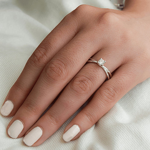 טבעת יהלומים "מילה"