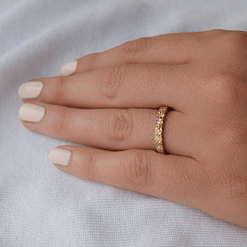 טבעת יהלומים