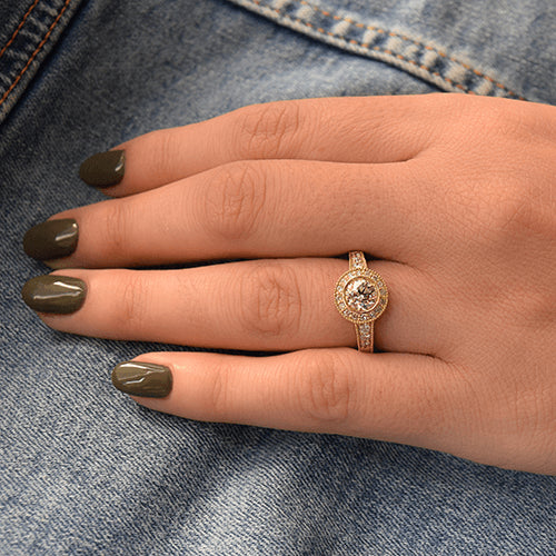 טבעת אירוסין וינטג' יוקרתית