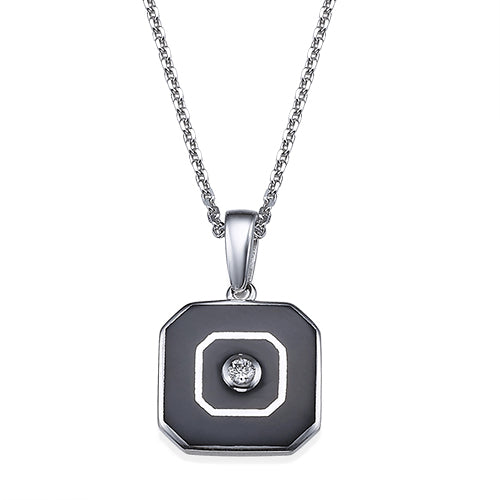 שרשרת אמייל וזהב