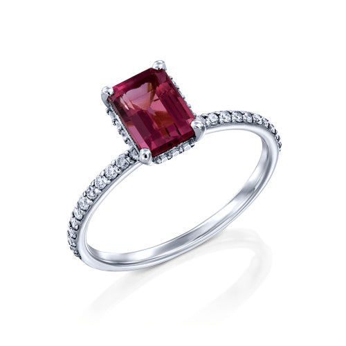 טבעת "מורגנייט" יהלומים