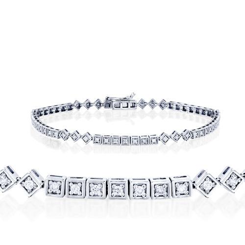 צמיד טניס מעוצב "