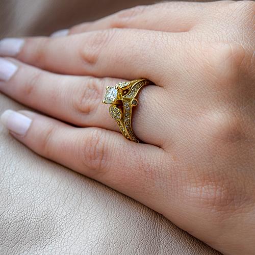 טבעת אירוסין "וינטאג' שילה"