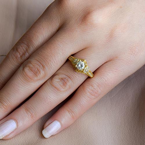 טבעת אירוסין "וינטאג' שילה"