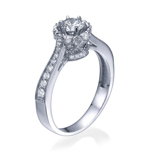 טבעת אירוסין וינטאג' "ואלרי"