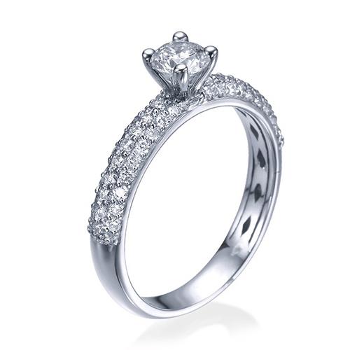 טבעת יהלומים "קיי"