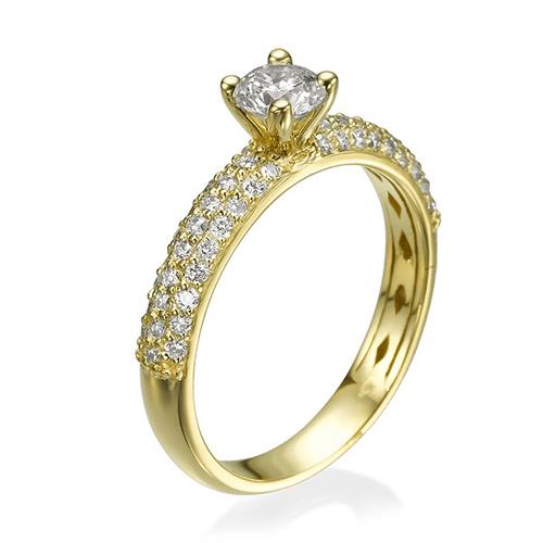 טבעת יהלומים "קיי"