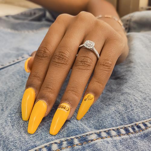 טבעת אירוסין זהב לבן 0.71 "אלה"