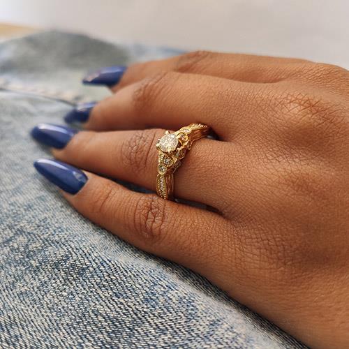 טבעת אירוסין וינטאג' "אינס"