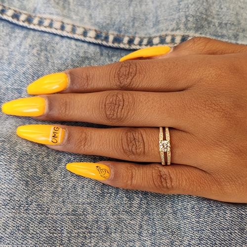 טבעת אירוסין זהב צהוב "אלינור"