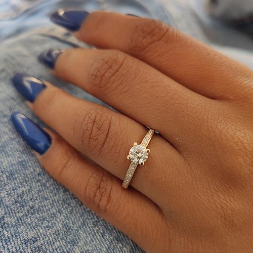 טבעת יהלום "בלו"