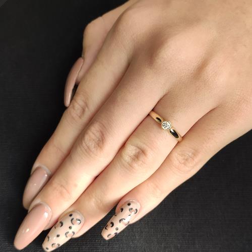 טבעת אירוסין זהב לבן קימברלי