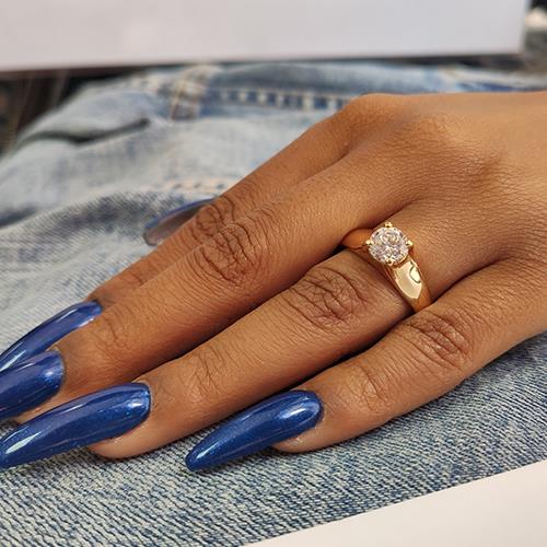 טבעת אירוסין זהב לבן "מורן"